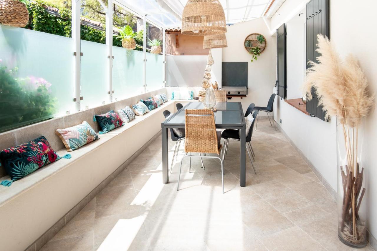 L'Oursinade - Jolie Maison Avec Jacuzzi Et Jardin Bandol Bagian luar foto