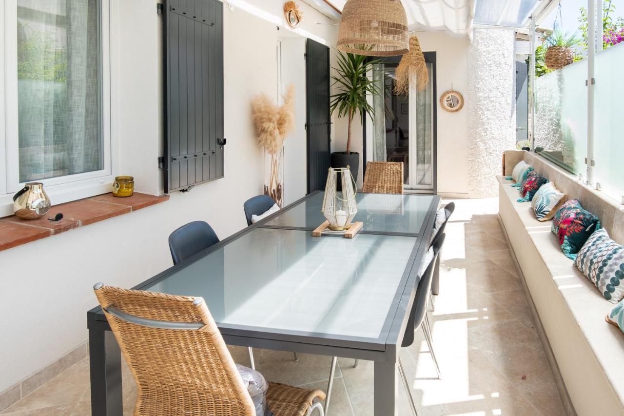 L'Oursinade - Jolie Maison Avec Jacuzzi Et Jardin Bandol Bagian luar foto