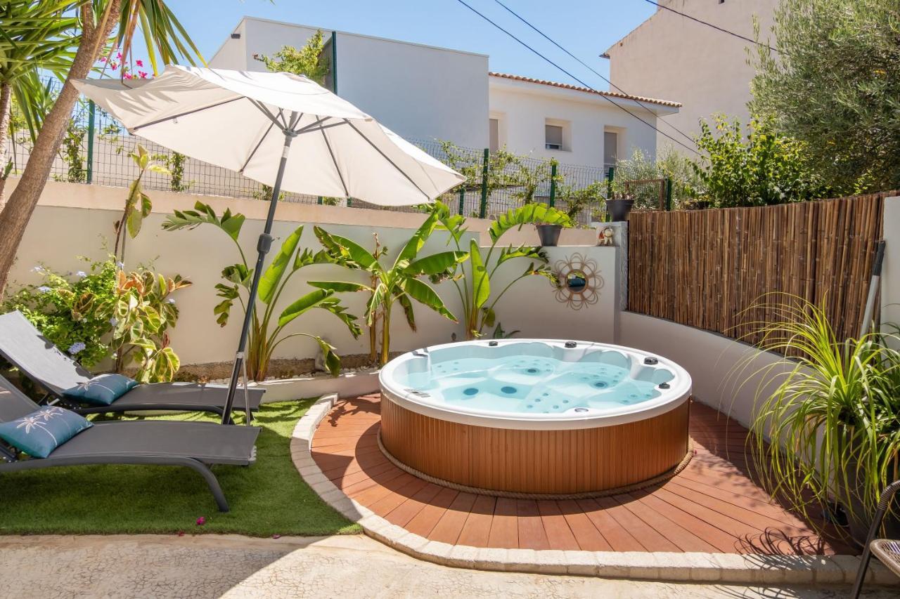 L'Oursinade - Jolie Maison Avec Jacuzzi Et Jardin Bandol Bagian luar foto